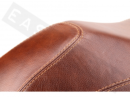 Buddyseat Real Leather Vespa GTS Tabacco Brown